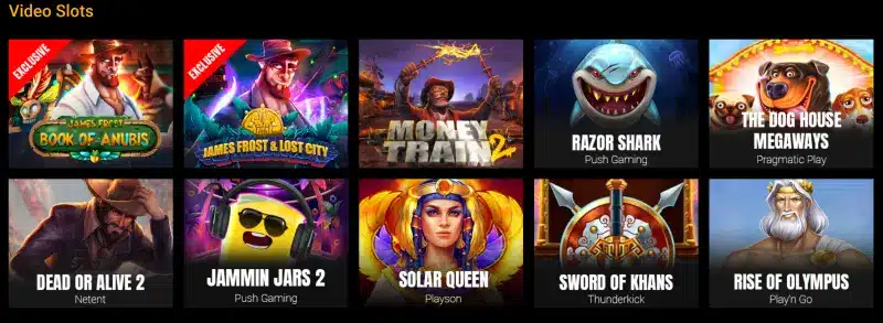 20Bets Casino Spiele