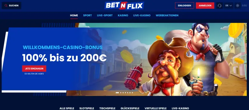BetnFlix Casino Test