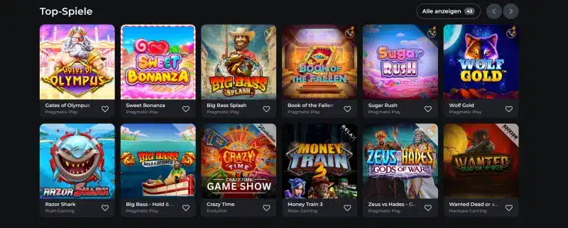 BetonRed Casino Spiele