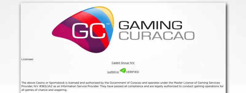 Casbit Group N.V. Casino Lizenz