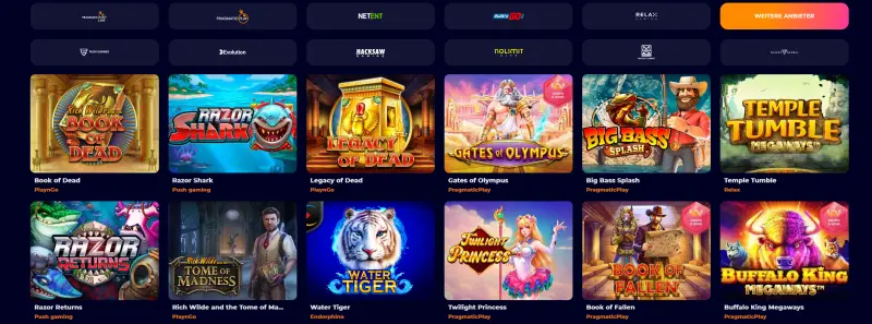 CosmicSlot Casino Spiele