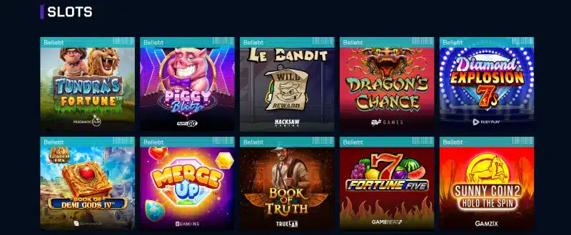 Justbit Casino Slots