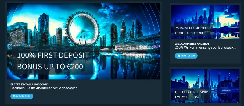 Mond Casino Aktionen