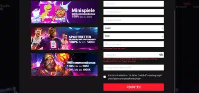 MyStake Casino Registrierung