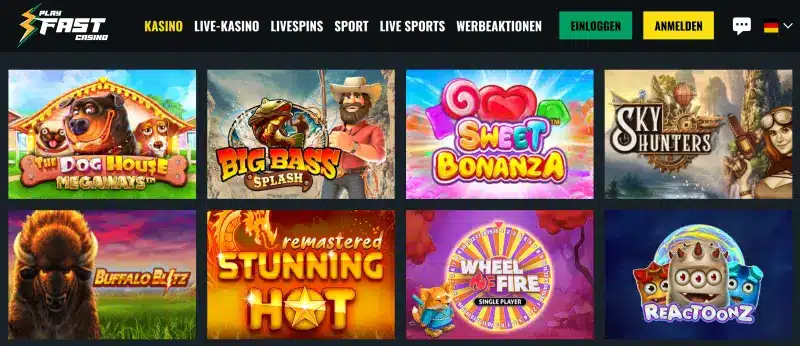 Playfast Casino Spiele