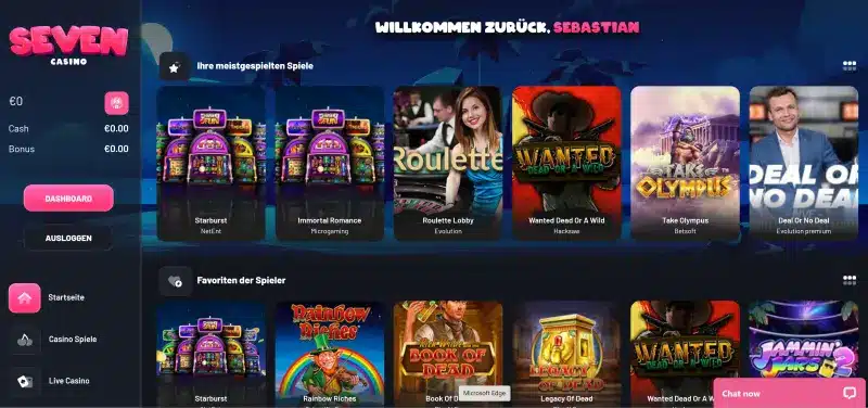 Seven Casino Testbericht