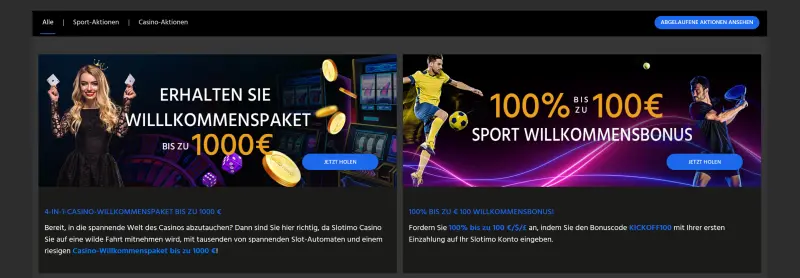 Slotimo Casino Promos