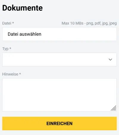 TreasureSpins Casino Verifizierung