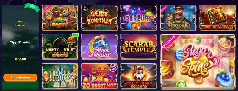 Wazamba Casino Spiele
