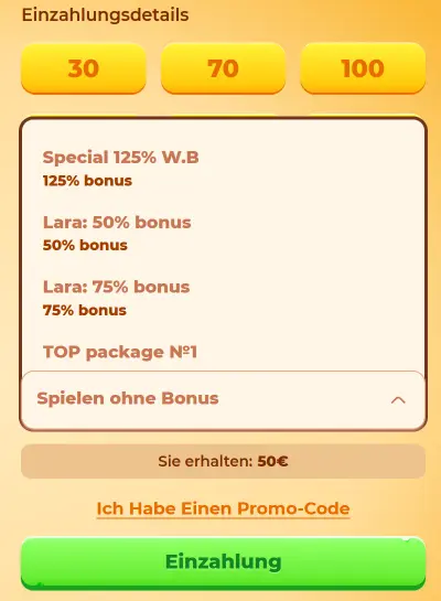 Winlegends Casino Bonus aktivieren