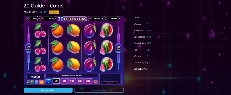 Wolfy Casino RTP