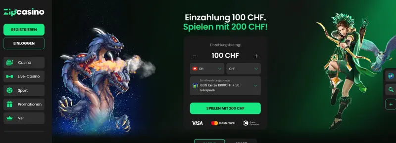 ZipCasino Test