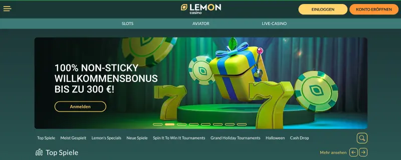 Lemon Casino Test