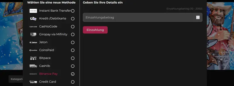 Beastino Casino Einzahlungen