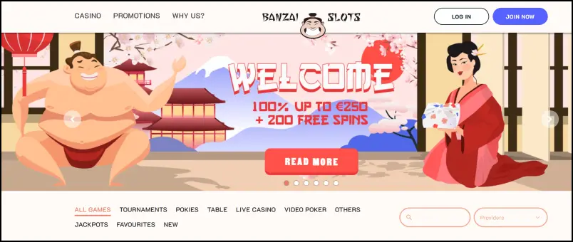 Banzai Slots Casino Test