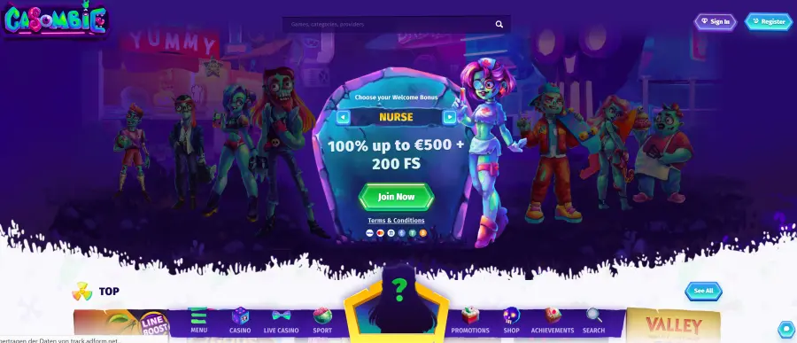 Casombie Casino Test