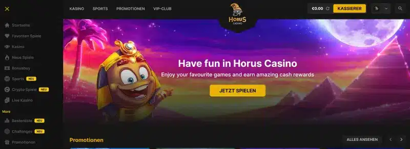 Horus Casino Erfahrungen