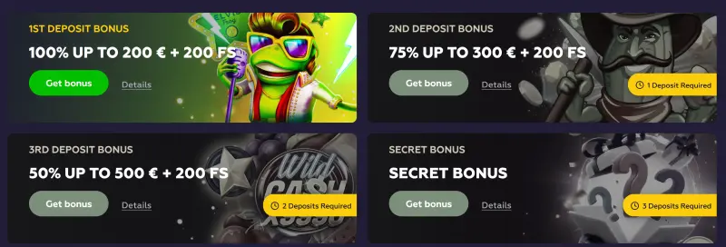 Playfina Casino Bonus