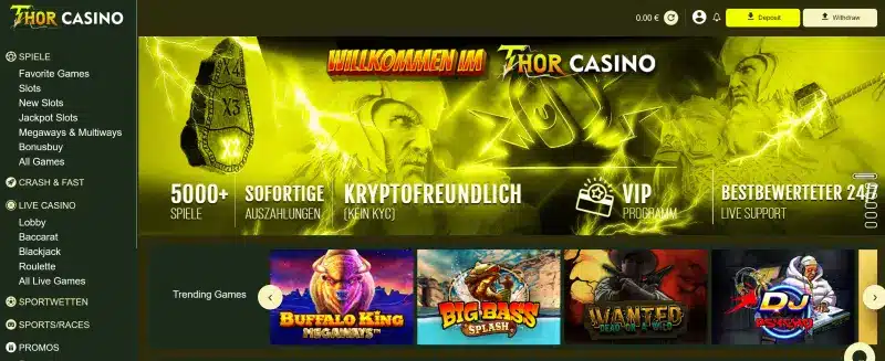 Thor Casino Erfahrungen