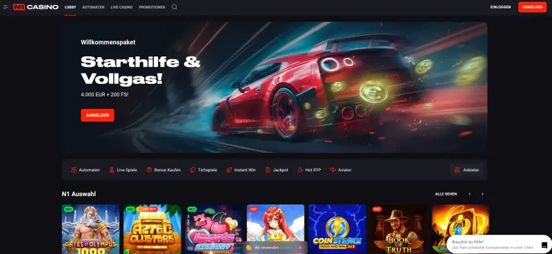 N1 Casino Test