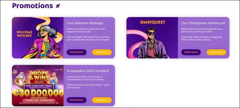 Simsino Casino Bonus