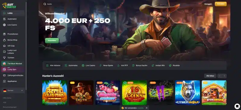 Slothunter Casino Test