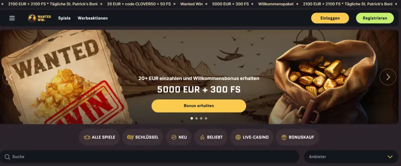 Wantedwin Casino Test