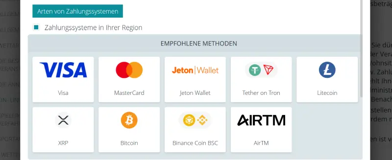 22Bet Casino Einzahlungen