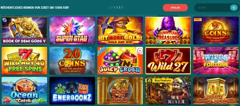 22Bet Casino Slots