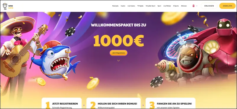 Wikiluck Casino Test