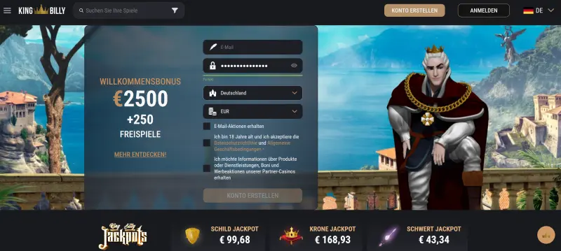 King Billy Casino Test