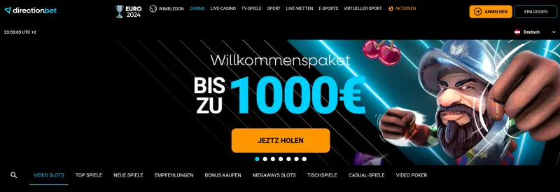 DirectionBet Casino Test