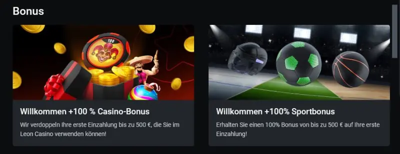 Leon Casino Bonus