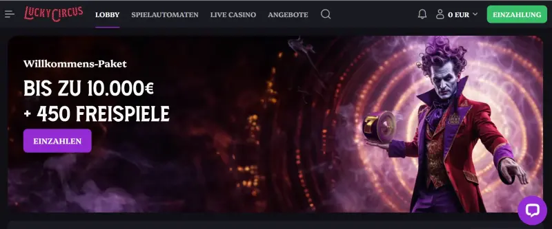 Lucky Circus Casino Test