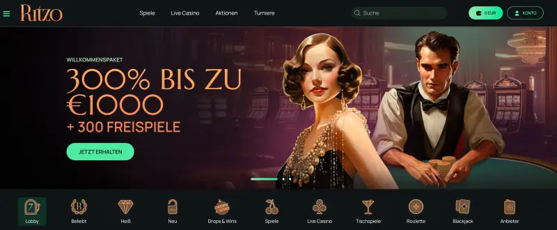 Ritzo Casino Test