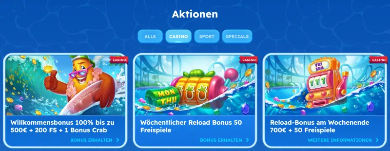 Spinfest Casino Bonus