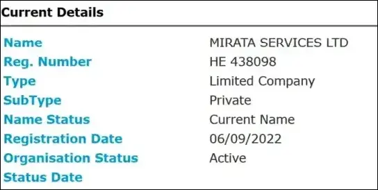 Mirata Services Ltd Übersicht