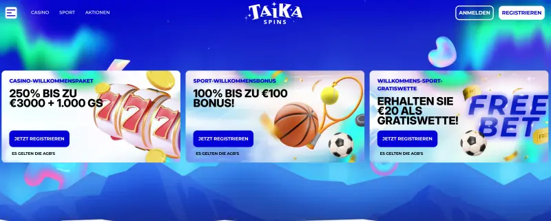 Taikaspins Casino Test