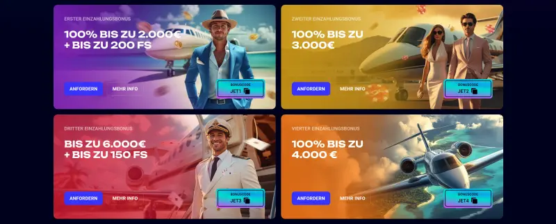 Jet4bet Casino Bonus