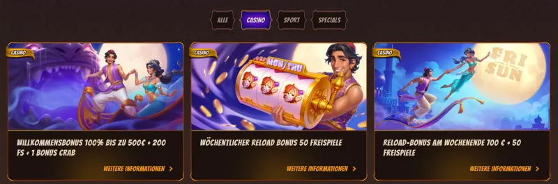 Abuking Casino Bonus