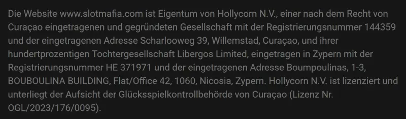 Libergos Limited Casinos