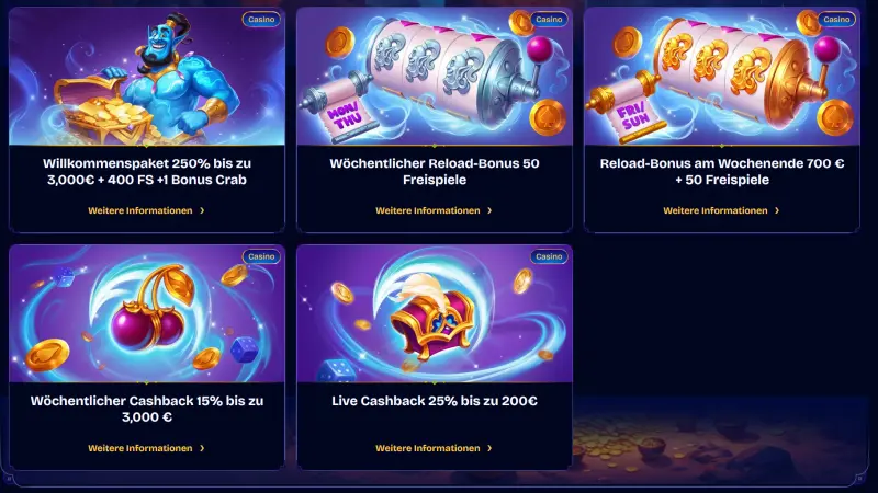 Wishwin Casino Bonus