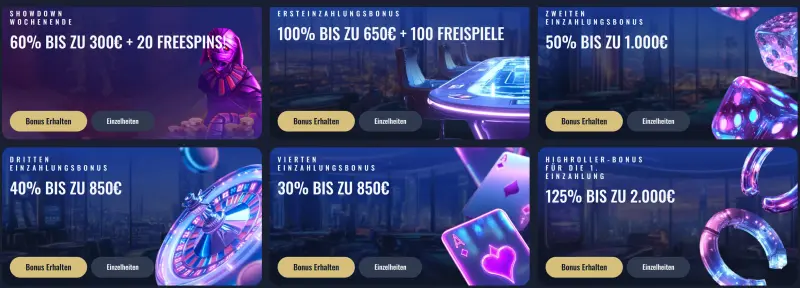Bonanza City Casino Bonus