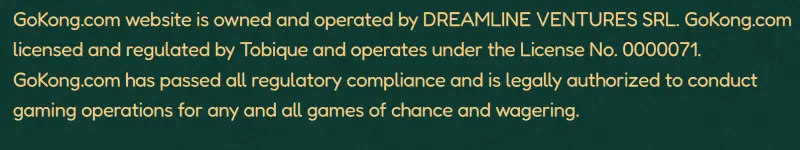 Dreamline Ventures SRL Casinos Lizenz